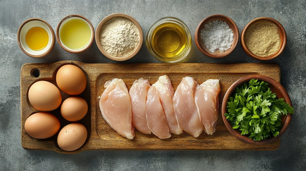 Chicken Cutlets ingredients
